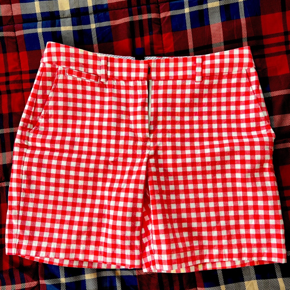 Lands’End gingham shorts. Size 10